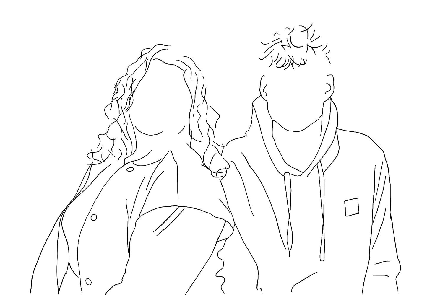 Lijntekening - gepersonaliseerd