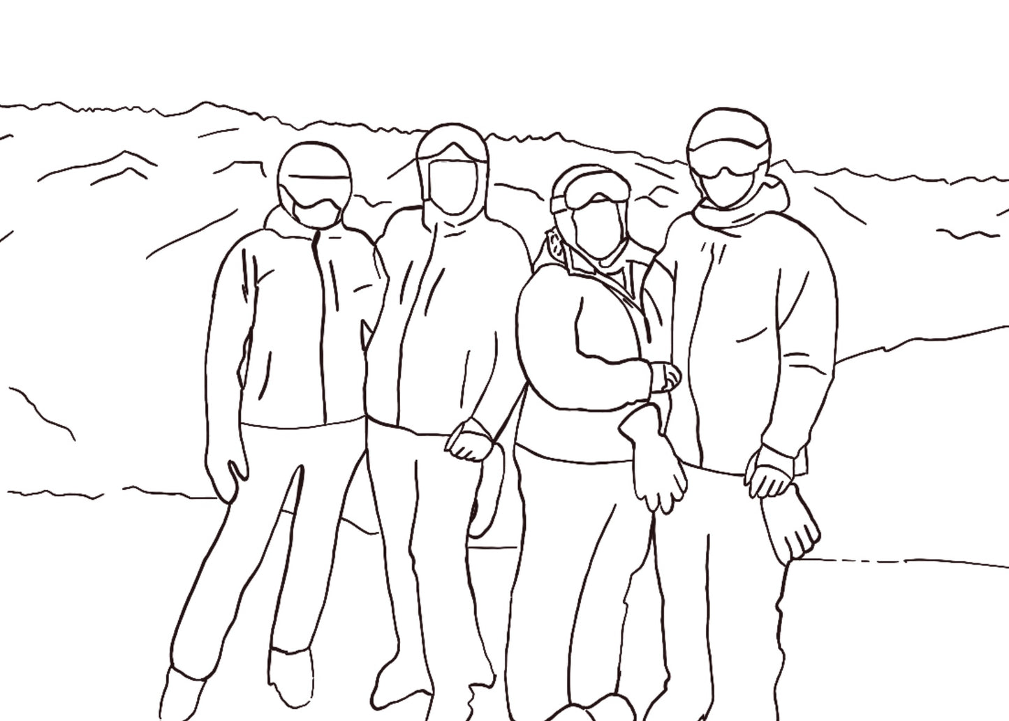 Lijntekening - gepersonaliseerd
