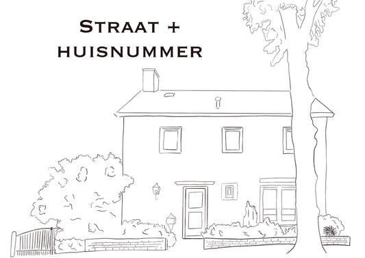 Lijntekening - gepersonaliseerd