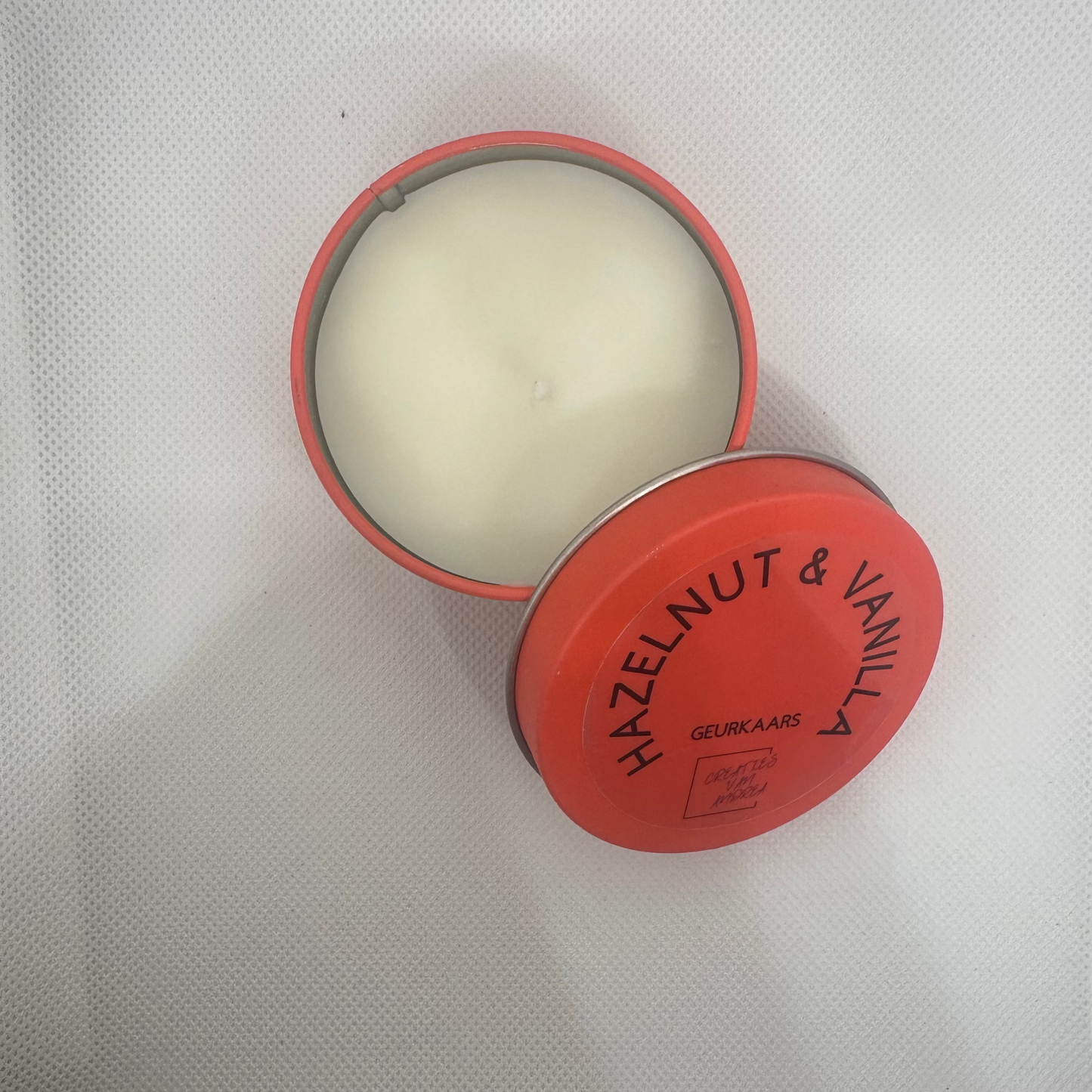 Geurkaars in blik - Hazelnut & Vanilla