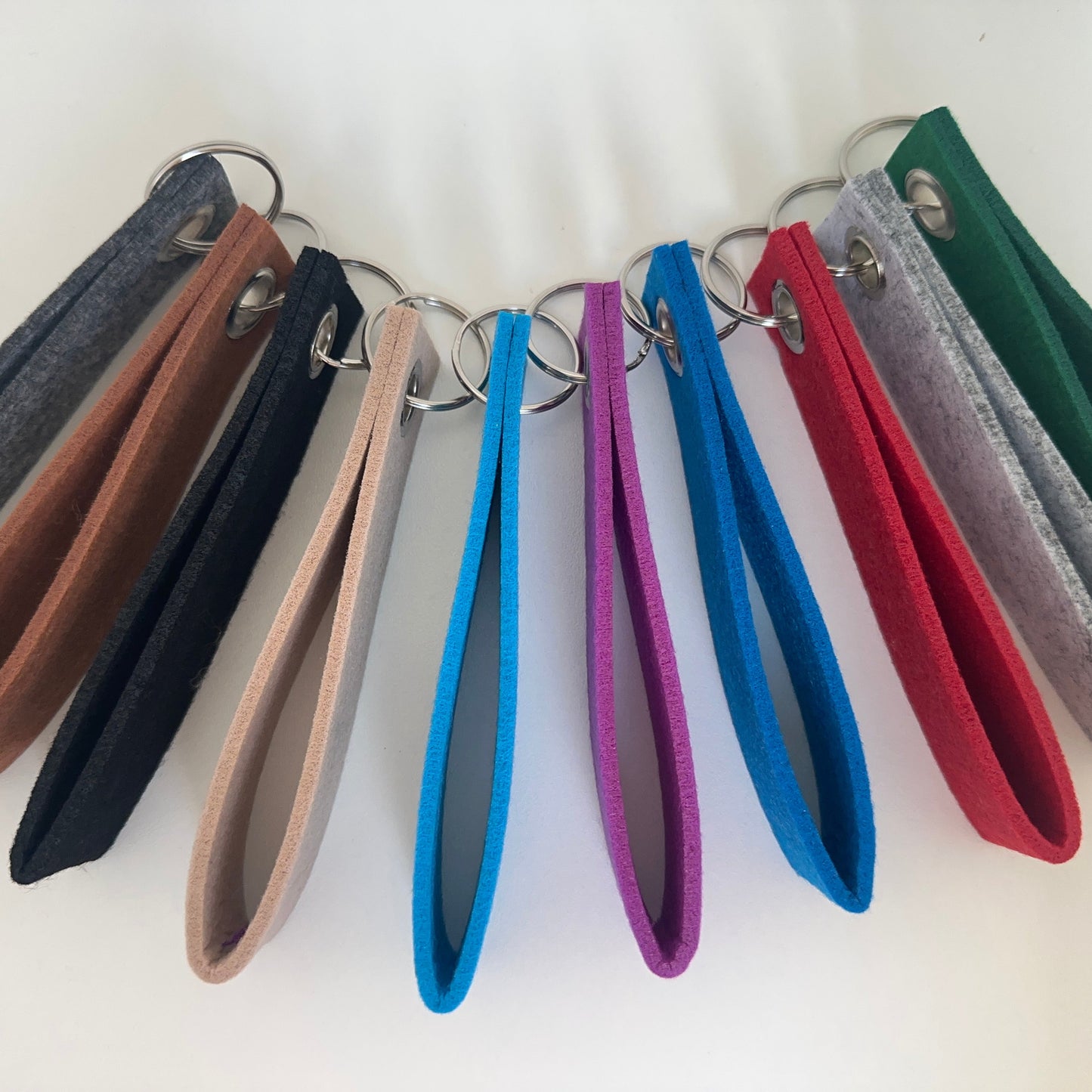 Gepersonaliseerde stoffen sleutelhanger