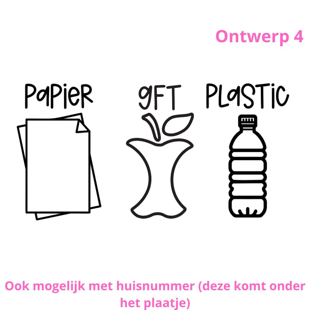 Kliko sticker met huisnummer