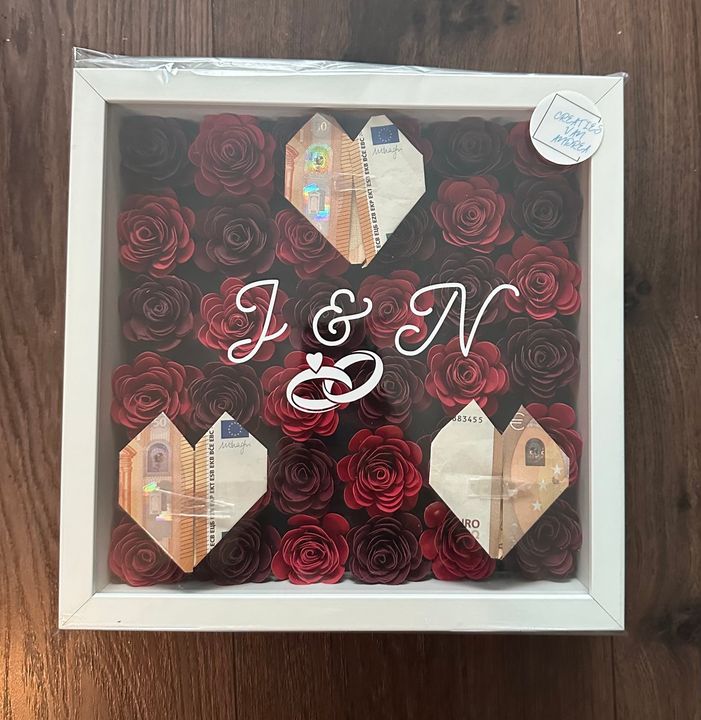 Gepersonaliseerde Flower Box – Uniek (Bruiloft) Cadeau