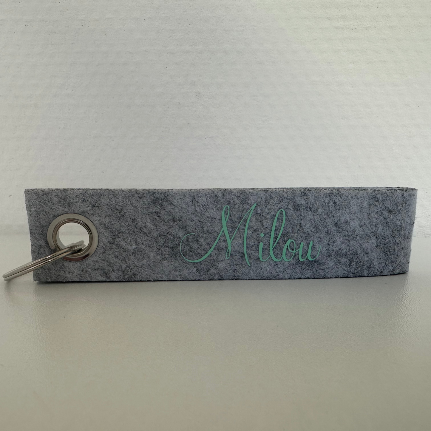 Gepersonaliseerde stoffen sleutelhanger