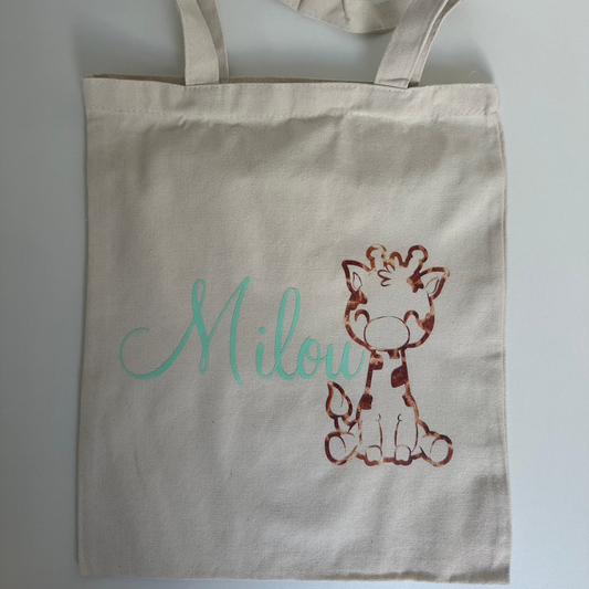 Gepersonaliseerde canvas tas